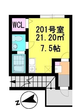 鎌ケ谷市富岡１丁目のアパート