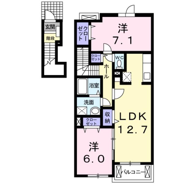 鎌ケ谷市東鎌ケ谷１丁目のアパート