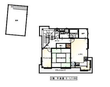 松戸常盤平　事務所兼住宅＋倉庫