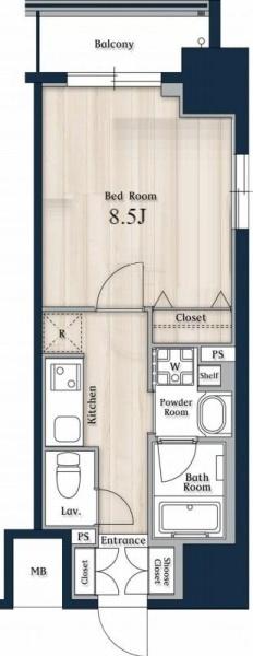 Nステージ秋葉原(間取り)