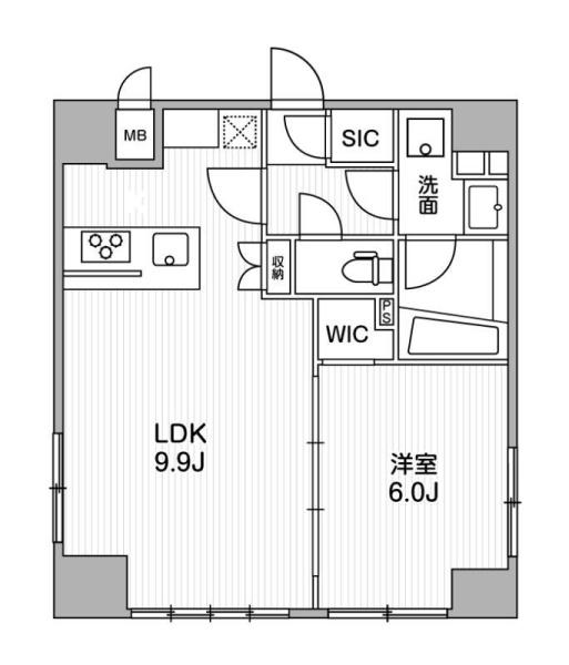 ALTERNA銀座(間取り)