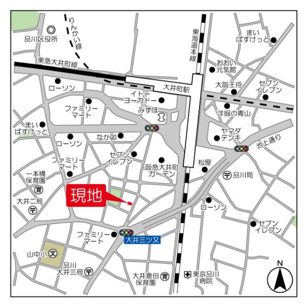 ORSUS OIMACHI(現地案内図)