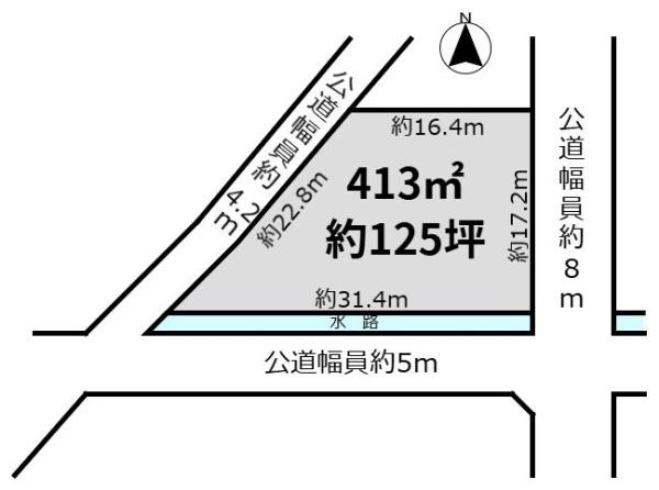 丹羽郡大口町高橋２丁目の貸地