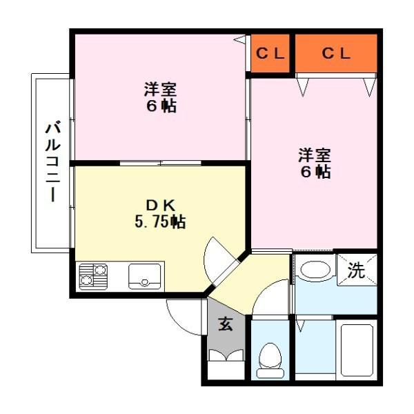 栗東市大橋４丁目のハイツ