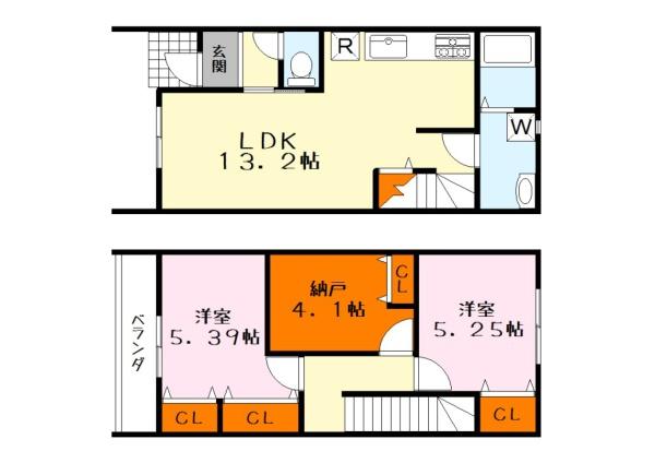 守山市守山２丁目のテラスハウス