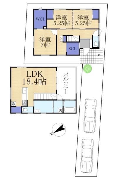 勝部3丁目戸建賃貸