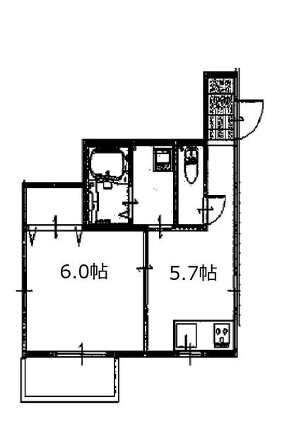 大津市大萱５丁目のアパート