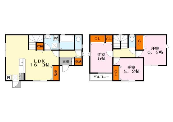 野郷原1丁目貸家