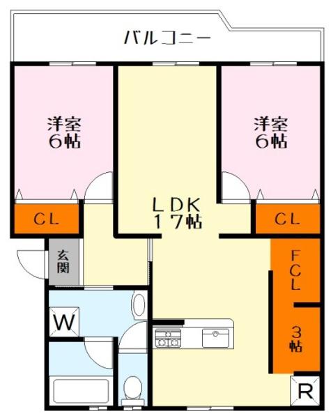 膳所ハイツ6号棟