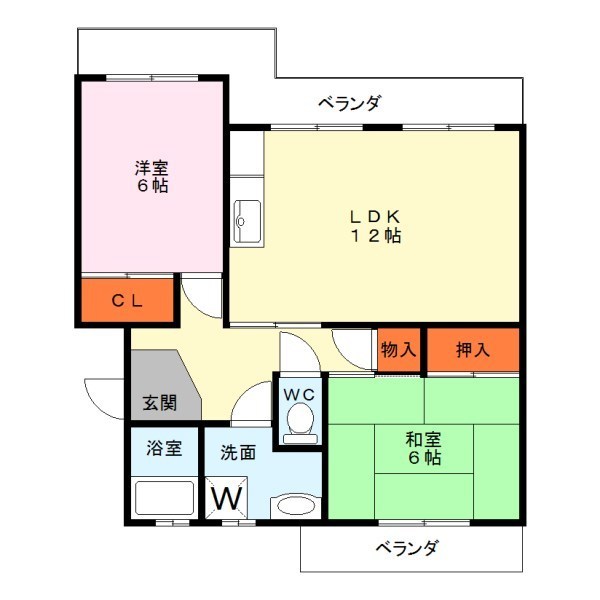 ヴィラ開陽(間取り)