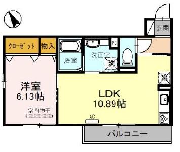 フラン岡(間取り)
