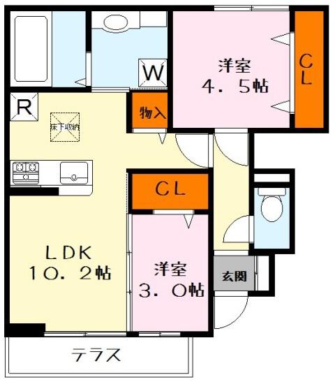 グランピア栗東(間取り)