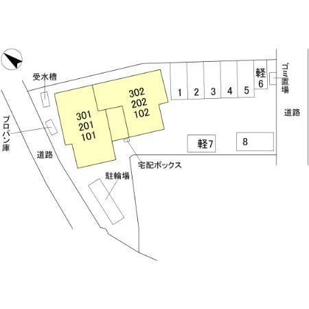 D-ROOM吉身(駐車場)