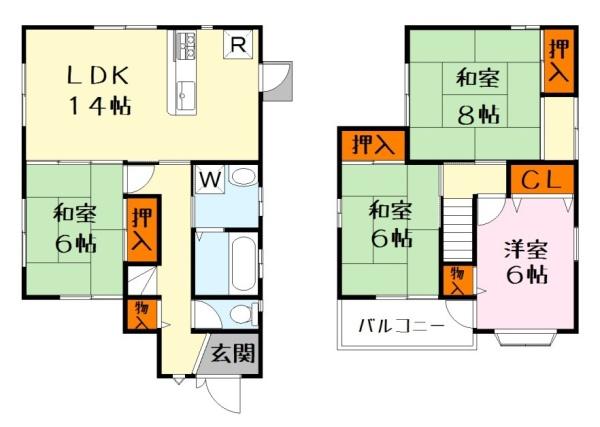 南笠東4丁目貸家