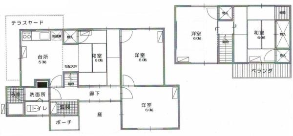 大津市竜が丘貸家