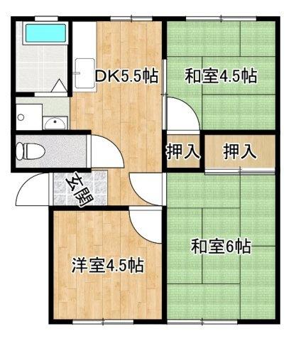 草津市西渋川１丁目のアパート