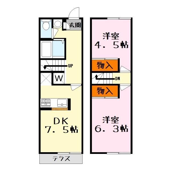 守山市古高町のアパート