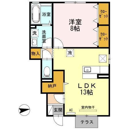 大津市大萱６丁目のアパート
