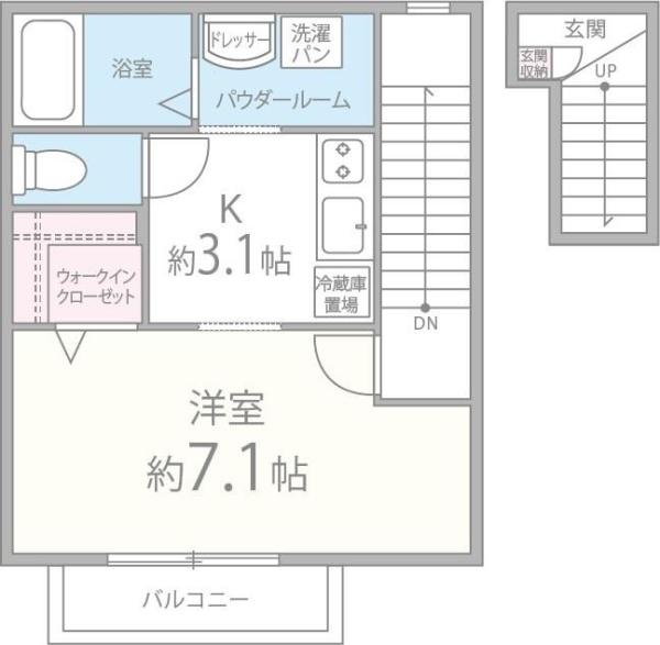 クローバーヒルズ(間取り)
