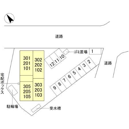 D-ROOM守山3丁目(駐車場)