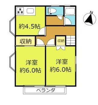 小ケ谷　貸家　２F