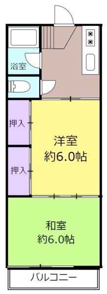 川越市南通町のアパート