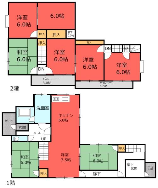 川越市大字南田島の貸家
