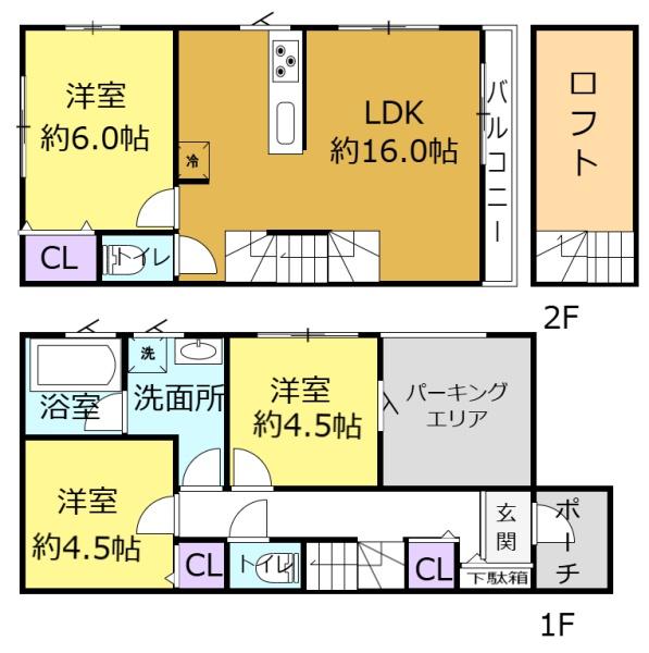 志木市下宗岡貸家