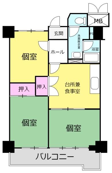 川越市脇田町のマンション