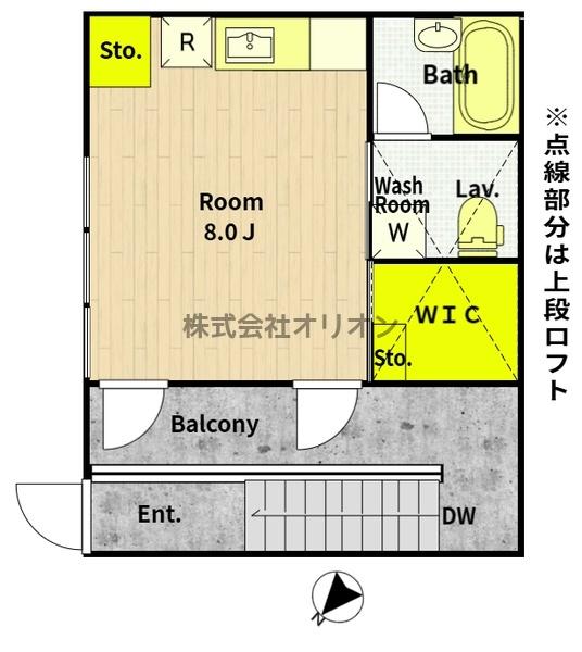 中野区沼袋４丁目のアパート