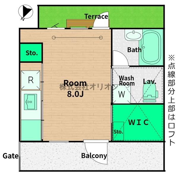 中野区沼袋４丁目のアパート