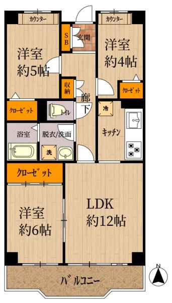中野区上鷺宮４丁目のマンション