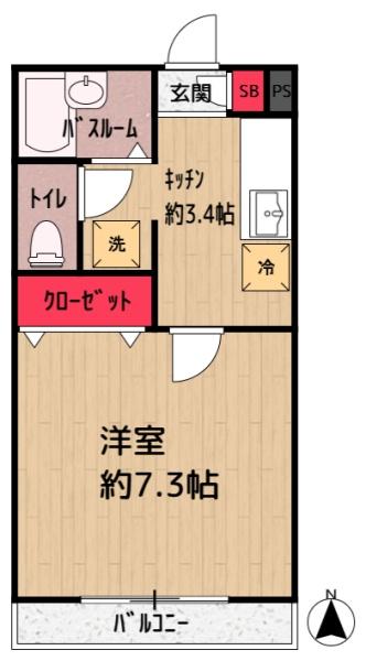 中野区若宮２丁目のコーポ