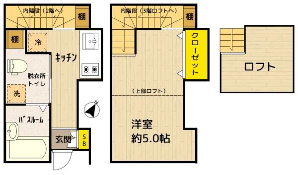 練馬区桜台５丁目のアパート
