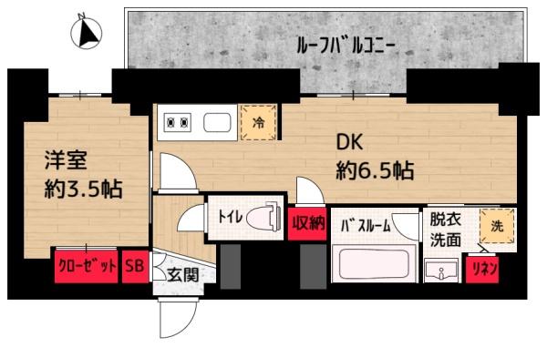 GRNDECONCIERGE練馬中村橋ASYLCOURT(間取り)