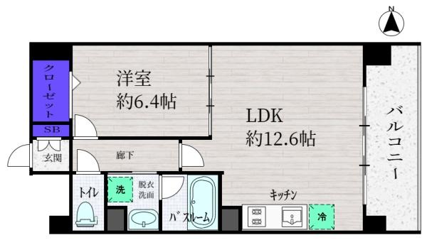練馬区貫井1丁目のマンション(間取り)