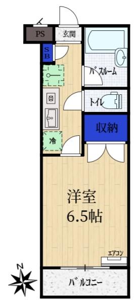 スカイパレス中村橋Ⅰ/スカイパレスナカムラバシ1(間取り)