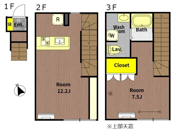 練馬区練馬２丁目のアパート