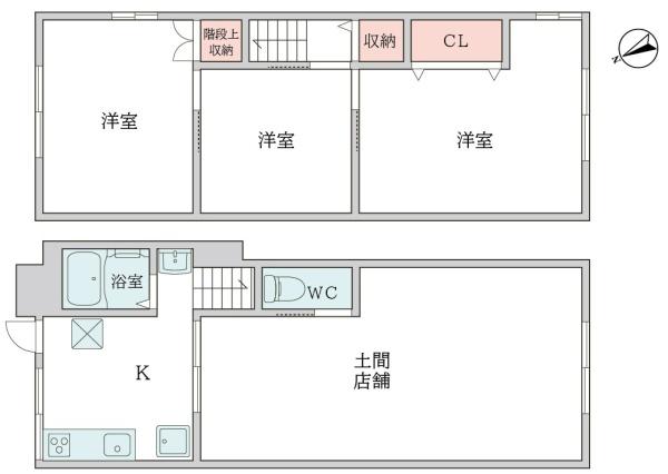 守口市長池町の店舗付住宅