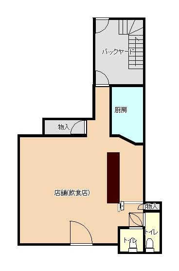 桜川2丁目1階貸店舗