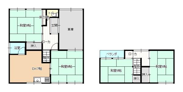 羽白字池上　貸家