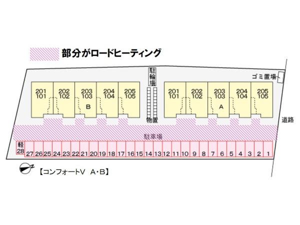 青森市大字石江のアパート