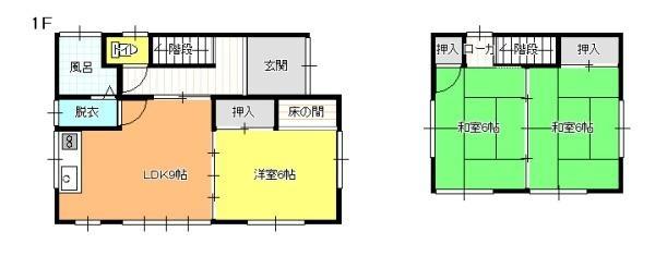 三内稲元貸家