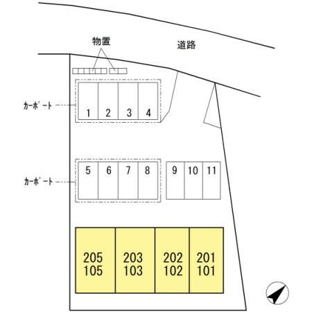 青森市大字三内字沢部のアパート