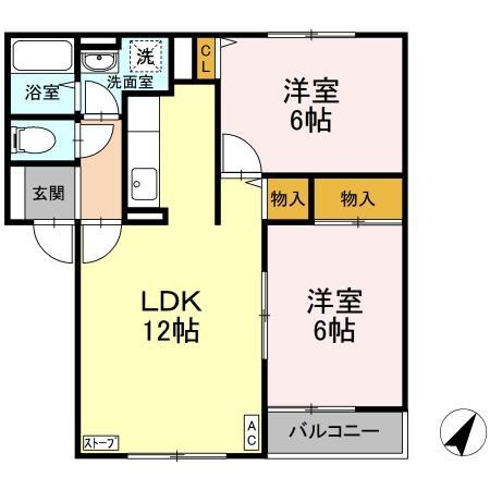 青森市桜川５丁目のアパート