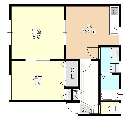 弘前市大字高田５丁目のアパート