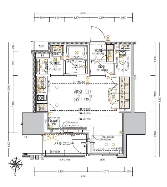 オープンレジデンシア名古屋栄(間取り)