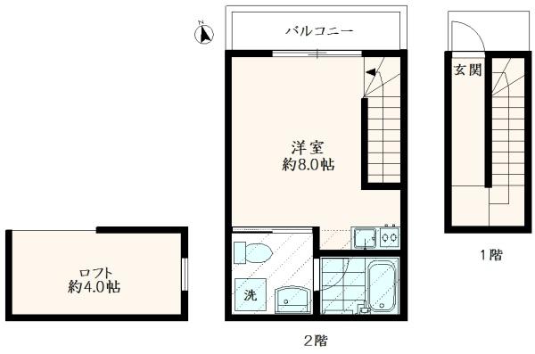 目黒区中央町１丁目のアパート