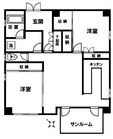 大田区雪谷大塚町の貸家