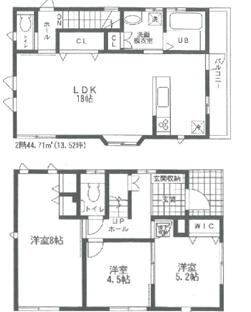 川崎市中原区下沼部の貸家